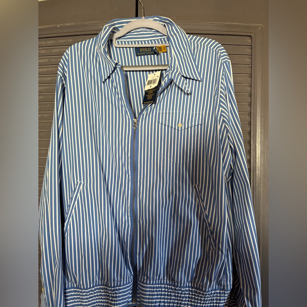 POLO RALPH LAUREN LIGHTWEIGHT SPRING SHIRT JACKET. NWT. NEW. MEDIUM.
